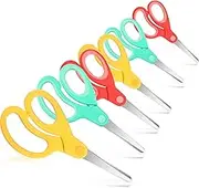 Left Handed Stainless Steel Scissors 5.9 Inch Lefty Soft Grip Office Scissors Craft Pointed Shears Scissors for Office Home Household School Supplies (6)