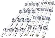 SCPCKZETZN Kit 8pcs LED Strip Replacement Fit for LG LC420DUE 42LB5500 42LB5800 42LB560 Fit for INNOTEK Fit for DRT 3.0 42 Inch A B 6916L-1710B 6916L-1709B
