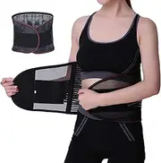 Back Brace for Running | Protective Belt Breathable Waist Protector for Fitness - Ergonomic Waist Trainer Brace, Sports Girdles Band for Boxing, Weightlifting, Climbing