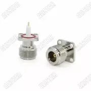 20pcs N Jack Female 4 Hole Panel Mount Water-Proof O-Ring Solder Post Connector
