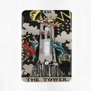 The Tower Tarot Card Light Switch Cover Arcana Astrology Mysticism Divination