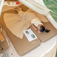 在飛比找樂天市場購物網優惠-戶外便攜自動充氣床墊單人雙人帳篷露營打地鋪睡墊野營免打氣墊床