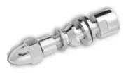 Chrome 10mm Mirror Adaptor/Adapter fit 5/16" Harley-Davidson Mirror Holes