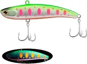 80mm 17g Sinking Artificial Vibration Bait Fishing Bait Long Casting Hard Bait for Bass Pike Fishing Tackle Sinking Lures