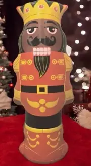 INFLATABLE NUTCRACKER INDOOR/OUTDOOR BLOW UP CHRISTMAS DECORATION, PATIO (4FT)