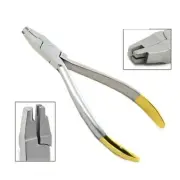 5Pcs Dental Orthodontic Crimpable Hook Placement Free Hook Clamp Forceps Plier