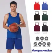 Reversible Basketball Singlet Tank Two Tone For Both Side CoolDry Sport Gym Team
