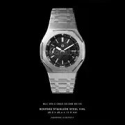 MLC Bespoke Black/Silver Custom Casio G-Shock GA2100 Mod Watch Casioak Gift Man