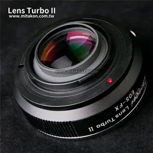 【199超取免運】[享樂攝影]中一光學Lens Turbo II 2代減焦環 Canon EF-FX EF鏡頭轉接富士Fuji相機 減焦增光環廣角轉接環 XE2 XPRO1 XT1 XE1 XM1【APP下單4%點數回饋!!】