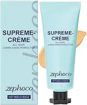 Creme All-Over Complexion Perfector – Long-Lasting CC Cream Foundation - Waterproof & Transfer-Resistant Skin Tint - 1 Oz (Light, 1pc)