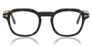 Tom Ford FT5836-B Blue-Light Block 052 Men's Glasses Tortoiseshell Size 49 - Private Health Rebate - Blue Light Block Available