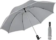 [Meichoon] Reverse Folding Umbrella with Night Reflective Stripe Automatic Open Close 8 Steel Ribs Windproof Waterproof UV Sun Protection Lightweight for Car Travel Outdoor