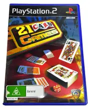 21 Card Games PS2 PAL *Complete* (Preowned)