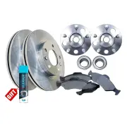 Rear Wheel Bearing Hub Assembly Brake Rotor Pad Kit for Ford Falcon BA BF FG IRS