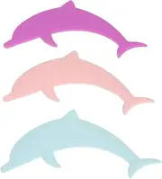 Silicone Eyelash Applicator Baffle Dolphin Shaped Smear Prevention Tool for Eye Makeup