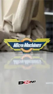 early MICRO MACHINES logo display Beena Studio