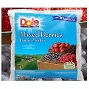 Dole Individual Quick Frozen Mixed Berry Fruit, Ready-To-Eat (5 lbs, 2 Per Case)
