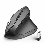 Ergonomic Mouse Wm101 Wireless Vertical Mouse 6 Buttons With Adjustable Dpi 1000