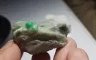 164 carats Natural Terminated Crystal of Emerald With Soft Stone Combined