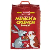 Peters Munch & Crunch Rabbit and Guinea Pig Food Mix 10kg