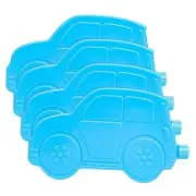 Reusable Ice Pack for Coolers, 4 Pcs Slim Reusable Ice Packs, Ice Pack Blue car