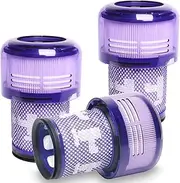 Replacement Filter for Dyson V15 Detect V15s Detect V11 Torque Drive V11 Animal V11 Complete V11 Extra Cordless Vacuum # 970013-02 (3 Pack)