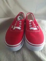 Vans Authentic Red Mens Size 5 W 6.5