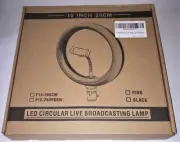 10" LED Ring Light Kit w/ Desktop Tripod & Phone Holder - Dimmable, Bluetooth