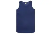 Duke Mens D555 Fabio Kingsize Tank Top (Navy) - UTDC171