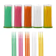 Dental Micro Brush Disposable Materials Tooth Applicators Makeup Eyelash-Fine
