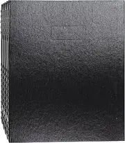 Blueline Rediform EcoLogix 100% Recycled NotePro Notebook, Black, 11 x 8.5, 200 Pages (A10200E.BLK) - (Pack of 5)