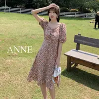 在飛比找蝦皮商城優惠-ANNE｜雪紡洋裝 碎花洋裝 連身洋裝【AD10256】連身