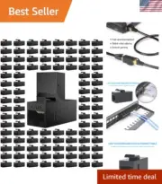 100 Pack Rj45 Coupler Cat6 Cat 6 Cat 5 Cat5 Cat5e Keystone Jack Network Cable...