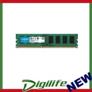 Crucial 8GB (1x8GB) DDR3L UDIMM 1600MHz CL11 1.35V Dual Ranked Single Stick Desk