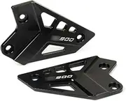 Motorcycle Footrests Footrest Protector Compatible with Z900 Z 900 2017 2018 2019 2020 2021 2022 2023 2024 Accessories Heel Protection Footrest Plate Aluminium