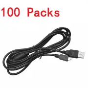 Wholesales 100 x 6FT/1.8M USB Data Charging Cable Cords For Sony PS3 Controllers