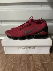 Nike Wine Red/ Black Air VaporMax Flyknit 3 AJ6900-602 Mens Sz 10 Running Shoes