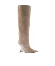 Paris Texas Nina Pointed Toe Boots 36,37 Brown