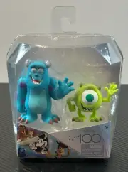 Disney 100 Pixar Monsters Sully & Mike Wazowski 2-Pack Figure Set