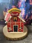 Disney Mickey & Friends Holiday Lodge Cookie Jar Chip & Dale’s