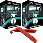 PAIR 29" Baldwins Cycle/Bike Inner Tube 29" x 2.20 to 2.40 (Fits any 2.20, 2.25, 2.30, 2.35, 2.40 Tyre) Presta/French Type Valve & BALDY'S TYRE LEVERS (Pack of 2)
