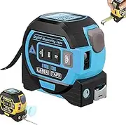 The Almighty Ruler 3-in-1 Laser Measuring Tape, Digital Tape Measure with LED Display & Laser Rangefinder, Precise Measurement Tool for Home, Construction, & DIY Projects