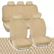 Scottsdale Seat Covers Beige Cloth Steering Wheel Cover Accessories (for: Mitsubishi)