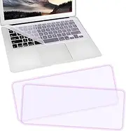 EKIND 2 Sheets Universal Waterproof and Dustproof Keyboard Cover for 15-17 Inch Laptops, with Keypad Keyboard Cover Size (L:14.17" x W:5.08"), Ultra Thin Silicone Skin Protector (Purple)