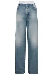Darkpark Claire Layered Wide-leg Jeans - Blue - 27 (W27 / UK8-10 / S) 27 (W27 / UK8-10 / S)