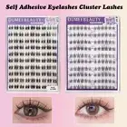 10 Rows Cluster Lashes No Glue Soft Idol Lash Clusters New Individual Lashes