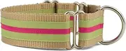 If It Barks 1.5" Layered Ribbon Martingale Dog Collar, Lauren, Medium