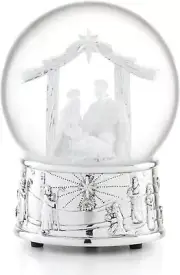 Lenox Reed and Barton Nativity Musical Snow Globe, 3.00 LB, Multi