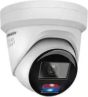 Ⲏikvision PoE Camera DS-2CD2387G3-LIS2UY/SRB, 8MP Outdoor Security Camera with Smart Hybrid Light, Color 3.0, Acusense 3.0 & Dual Mic, 2.8mm Lens, 512GB SD Slot, Red&Blue Flashing Light