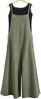 [HEJIGOOD] Women's Oversized Bib Overalls - Casual Summer Jumpsuit Romper